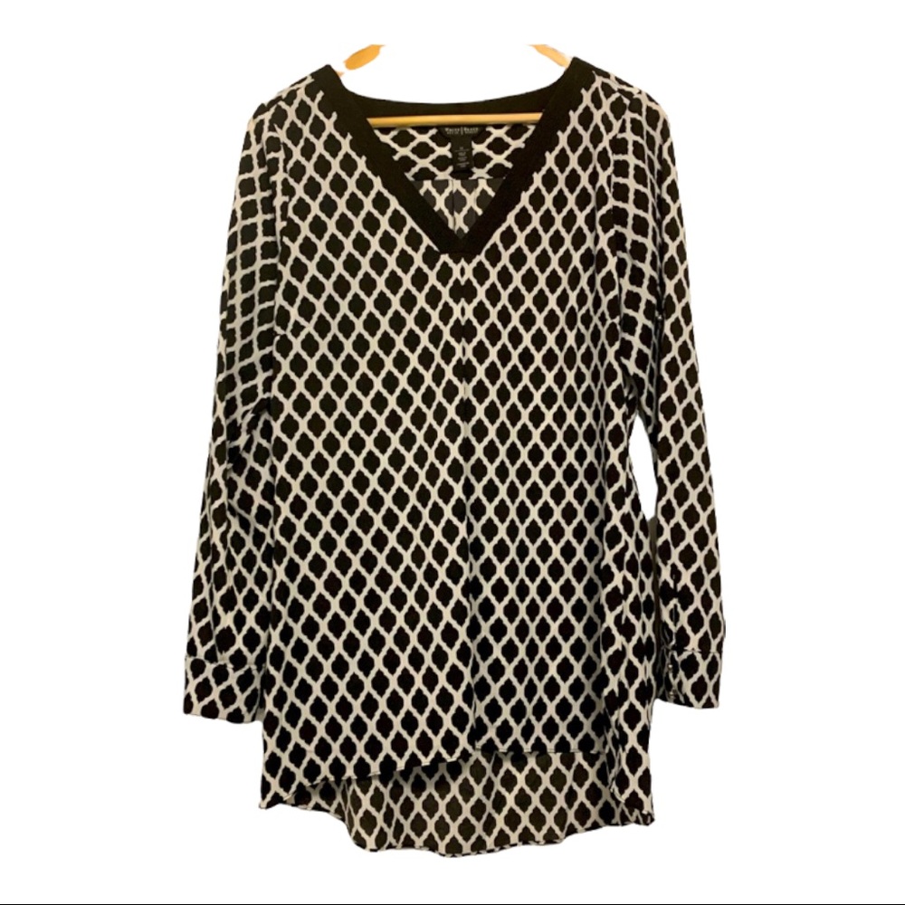 WHBM Long Sleeve Blouse